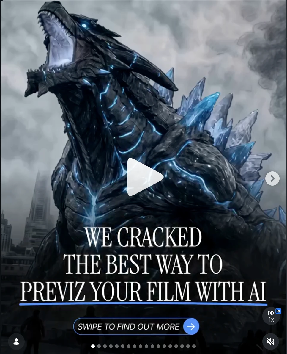 We cracked the best way to previz your film with AI carousel cover